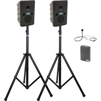 Anchor Audio Go Getter COMP 1 Speaker Pair with WB-LINK Beltpack and CM-LINK Collar Mic