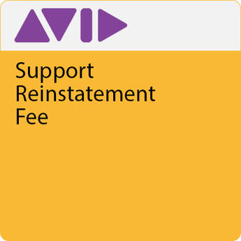 Avid Support Reinstatement Fee