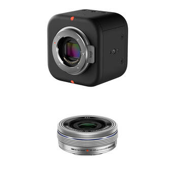 Logitech Mevo Core UHD 4K Camera with Olympus 14-42mm Lens Kit (Silver)