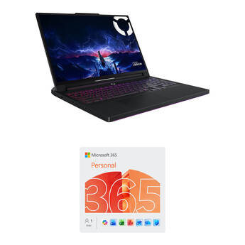 Lenovo 16" Legion Pro 7i Gaming Laptop and Microsoft 365 Personal Kit (1-User License / 12-Month Subscription / Download)