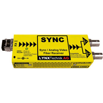 Lynx Technik AG ORX 1702-1 ST Analog Sync/Video Fiber Optic Receiver (ST Connection)