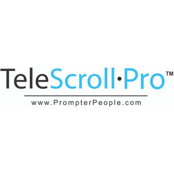 Prompter People TeleScroll Pro Live-Editing Professional Teleprompter Software (Download)