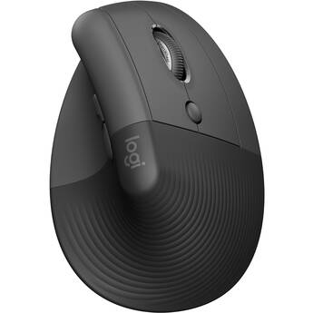 Logitech Lift Vertical Ergonomic Wireless Mouse (Graphite)