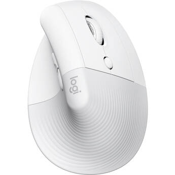 Logitech Lift Vertical Ergonomic Wireless Mouse (Off-White)