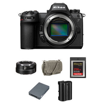 Nikon Z6 III Mirrorless Camera with FTZ II Mount Adapter and Essentials+ Kit