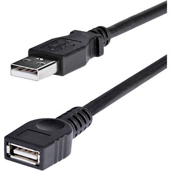 StarTech USB-A 2.0 Extension Cable (6', Black)
