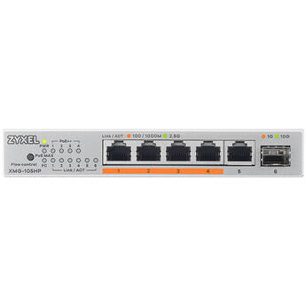 ZyXEL XMG-105HP 5-Port 2.5G PoE++ Compliant Unmanaged Network Switch