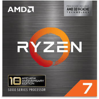 AMD Ryzen 7 5800X3D 3.4 GHz Eight-Core AM4 Processor (10th Anniversary Edition)