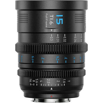 Sirui VP-1 Vision Prime 15mm T1.6 Full-Frame Cine Lens (Multi-Mount, Black)
