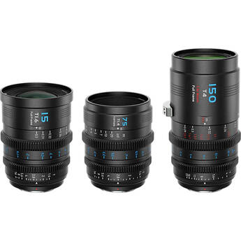 Sirui VP-1 Vision Prime Full-Frame 15, 75 & 150mm Cine 3-Lens Set (Multi-Mount, Black)