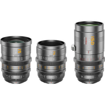 Sirui VP-1 Vision Prime Full-Frame 15, 75 & 150mm Cine 3-Lens Set (Multi-Mount, Metal Gray)