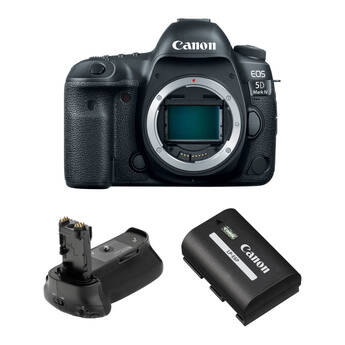 Canon EOS 5D Mark IV DSLR Camera with Canon Log and Battery Grip Kit