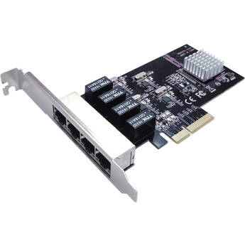 STL N-451 4-Port Gigabit Ethernet PCIe 2.0 Network Adapter