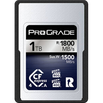 ProGrade Digital 1TB CFexpress 4.0 Type A Iridium Memory Card