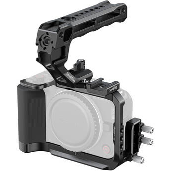 SmallRig 5766B Camera Cage Kit with Top Handle and Cold Shoe for Canon EOS R50 V (Black)