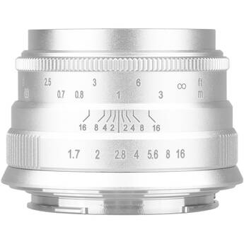 Brightin Star 35mm f/1.7 Lens (FUJIFILM X, Silver)