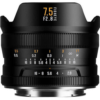 Brightin Star 7.5mm f/2.8 Fisheye Lens (Micro Four Thirds, Black)