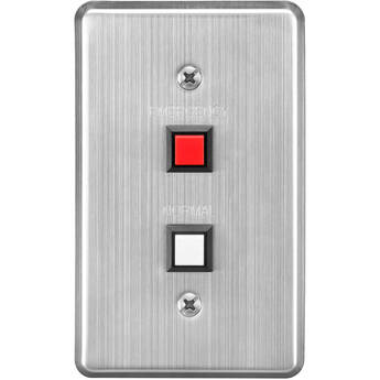 Toa Electronics 2-BUTTON SWITCH PLATE - DUAL FUNCTION