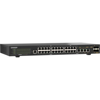 QNAP QSW-M2130P-2C2S26T 30-Port 2.5G / 10G PoE++ Compliant Managed Network Switch
