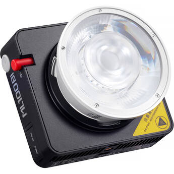 Godox ML100Bi Bi-Color Portable LED Light (Black, 36° Lens & V-Mount Handgrip Kit)