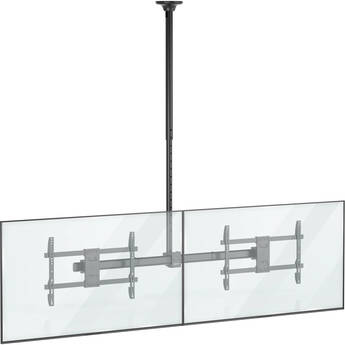 Mount-It! MI-522L Dual-TV Ceiling Mount with Long Pole for 35 to 60" Displays