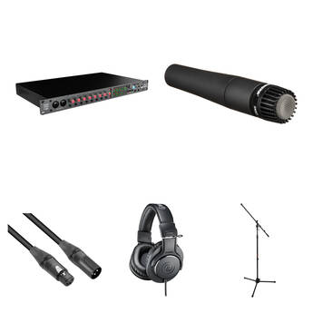Solid State Logic SSL 18 USB-C Audio/MIDI Interface with Guitar Recording Kit