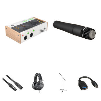 Universal Audio Volt 476 Portable 4x4 USB-C Audio/MIDI Interface with Guitar Recording Kit