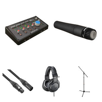 Solid State Logic SSL 12 USB Audio Interface with Guitar Recording Kit