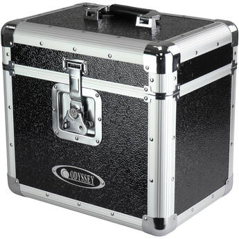 Odyssey Vintage Series Case for 12" Vinyl Records or LPs (Microcell Textured/Black)