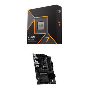 AMD Ryzen 7 9700X 3.8 GHz 8-Core AM5 Processor Kit with MSI PRO B850-S WIFI6E AM5 ATX Motherboard