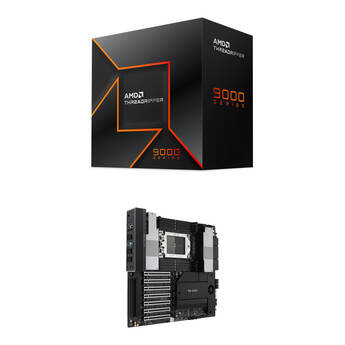 AMD Ryzen Threadripper 9960X 4.2 GHz 24-Core sTR5 Processor Kit with ASUS Pro WS WRX90E-SAGE SE EEB Motherboard