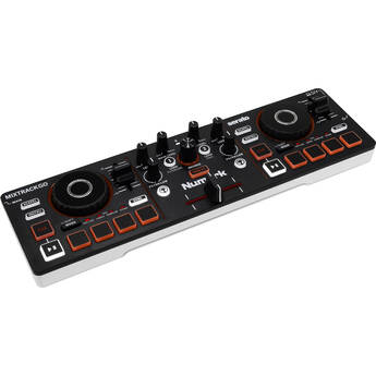 Numark MixTrack Go Ultra-Portable 2-Deck DJ Controller with Stems Control