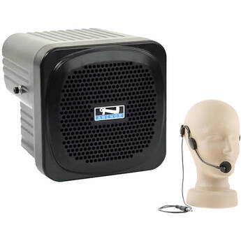 Anchor Audio AN-30BT SYSTEM ECO 1 Bluetooth Loudspeaker with HBM-50 Headband Microphone