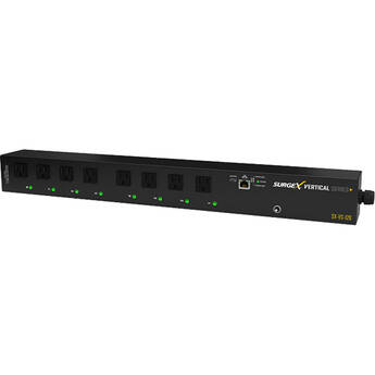 SURGEX Vertical Series+ 120V 8-Outlet Monitored PDU (TAA Compliant)
