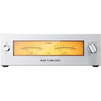 FiiO Warmer R2R Desktop DAC and Tube Amp (Silver)