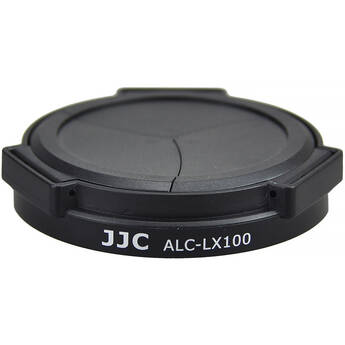 JJC Auto Lens Cap for Select Panasonic and Leica Cameras (Black)