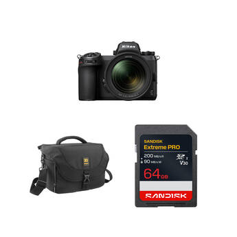 Nikon Z7 II Mirrorless Camera with 24-70mm f/4 Lens and Basic Bundle