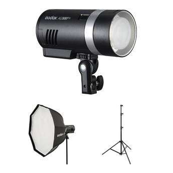 Godox AD300Pro Outdoor Flash with Softbox and Stand Kit