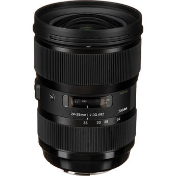 Sigma 24-35mm f/2 DG HSM Art Lens for Canon EF (Refurbished)
