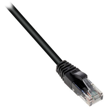 Pearstone Cat 6 Snagless Network Patch Cable (Black, 7', 5-Pack)