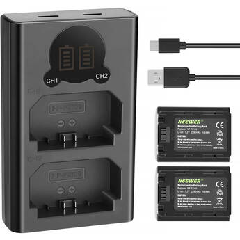 Neewer NP-FZ100 Dual Battery and Dual Charger Kit