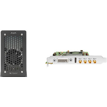 AJA Io Xpand Thunderbolt 5 PCIe Expansion Chassis with KONA 4 Capture/Playback Card