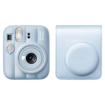 FUJIFILM instax mini 13 Instant Film Camera with Case Kit (Frost Blue)