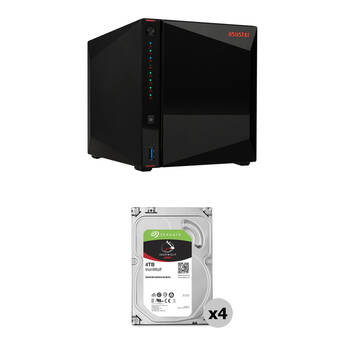 Asustor 16TB AS5404T 4-Bay NAS Enclosure Kit (4 x 4TB)