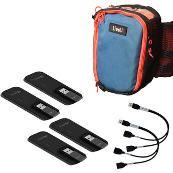 LiveU PRO Connect Quatro 4-Modem Bundle for Solo PRO (Worldwide Version)