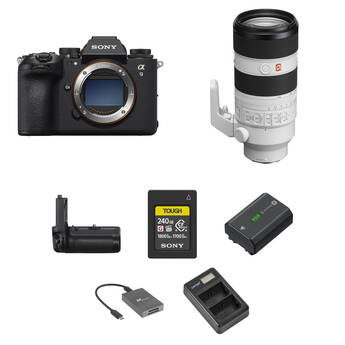 Sony a9 III Mirrorless Camera with 70-200mm f/2.8 II Lens and Performance Kit