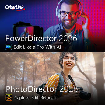 CyberLink PowerDirector and PhotoDirector 2026 (Download)