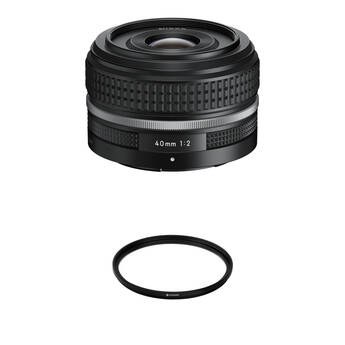 Nikon NIKKOR Z 40mm f/2 (SE) Lens with 52mm Filter Kit