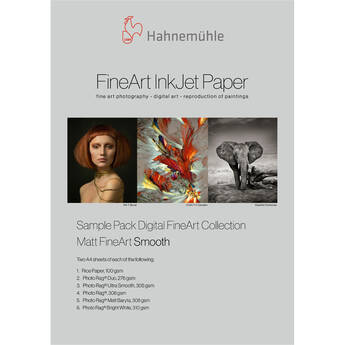 Hahnemuhle Matt FineArt Smooth Inkjet Paper Sample Pack (13 x 19", 12 Sheets)