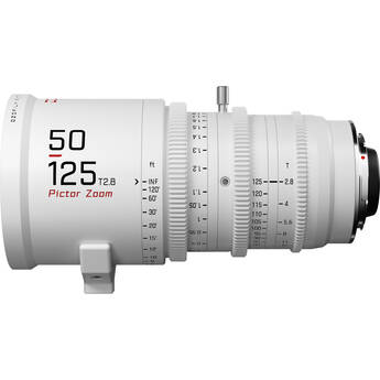 DZOFilm Pictor 50 to 125mm T2.8 Super 35 Zoom Lens (PL Mount & EF Mount, White)